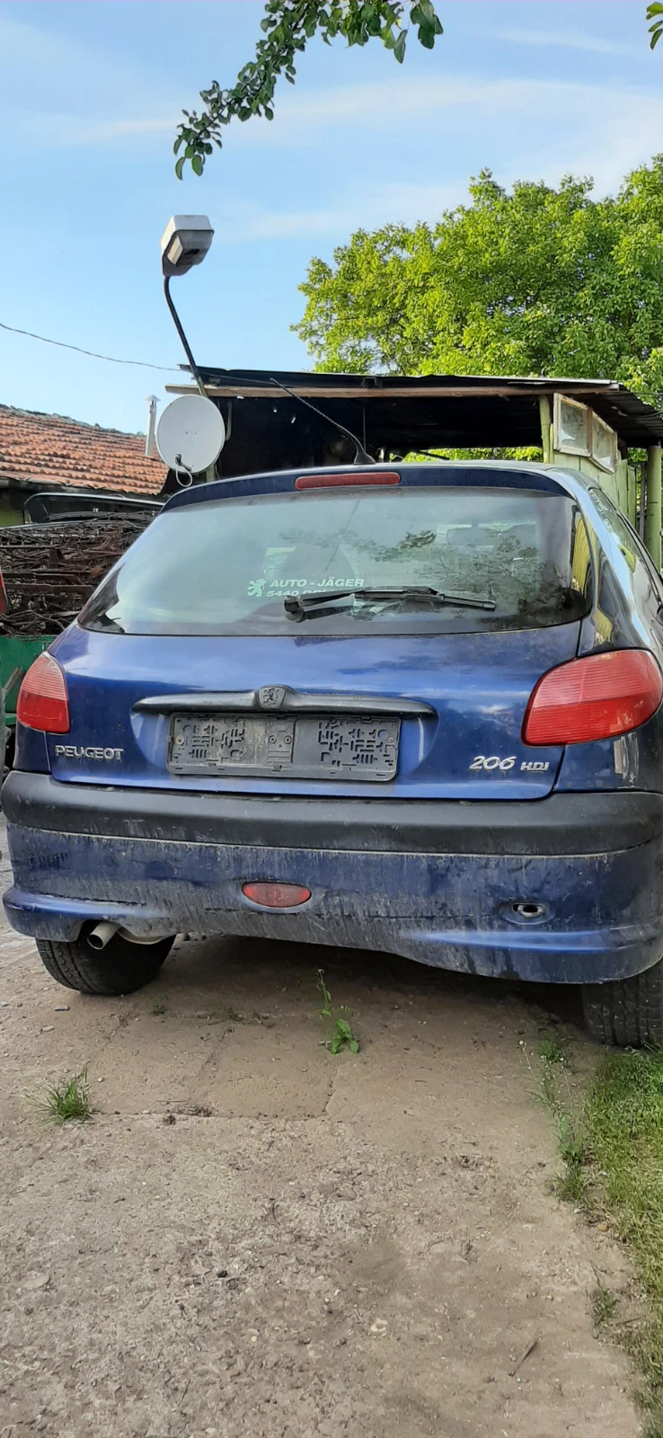 Peugeot 206 2.0hdi , снимка 3 - Автомобили и джипове - 47409444