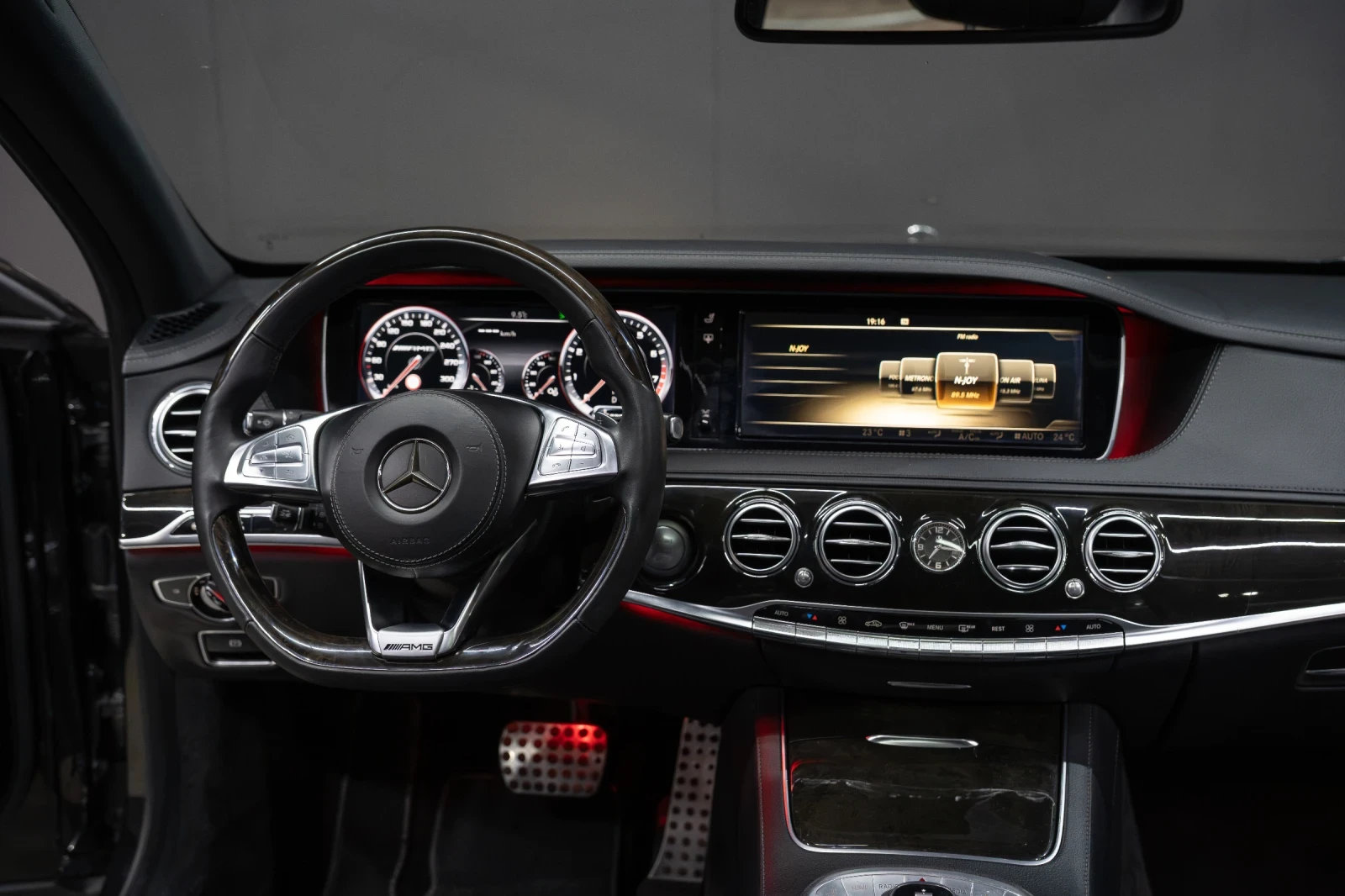 Mercedes-Benz S 350 6.3 AMG OPTIC / PANORAMA / LONG / BURMEISTER  | Mobile.bg � ����������� 12