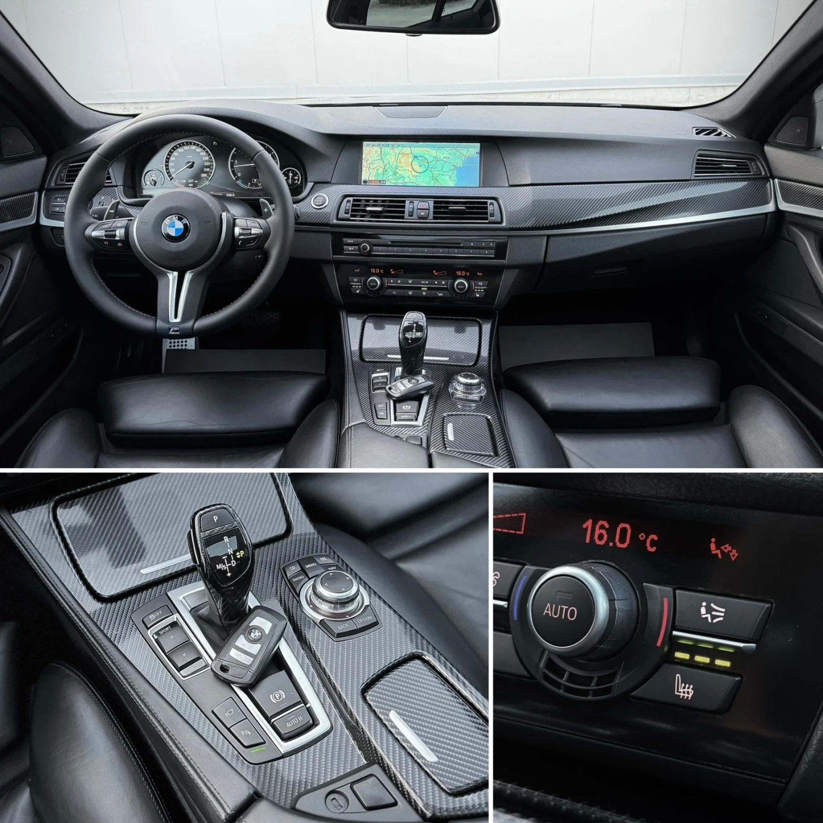 BMW 535 D/ M PERFORMANCE/ 8ZF/ CARBON/ VACUUM/ 360 CAM, снимка 8 - Автомобили и джипове - 54346759