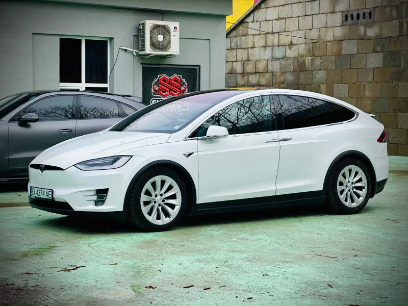 Tesla Model X LONG RANGE, Raven, FSD Европейска с гаранция, снимка 3 - Автомобили и джипове - 53389802