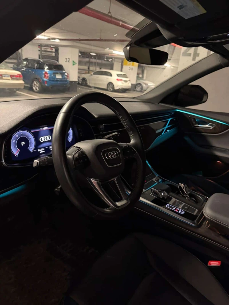 Audi Q8 * Progressiv * BANG & OLUFSEN* ПОДГРЕВ* ОБДУВАНЕ* , снимка 4 - Автомобили и джипове - 53516486