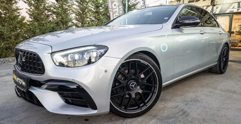 Mercedes-Benz E 220 D FULL AMG LINE BURMEISTER ЛИЗИНГ 100%, снимка 4 - Автомобили и джипове - 52258985