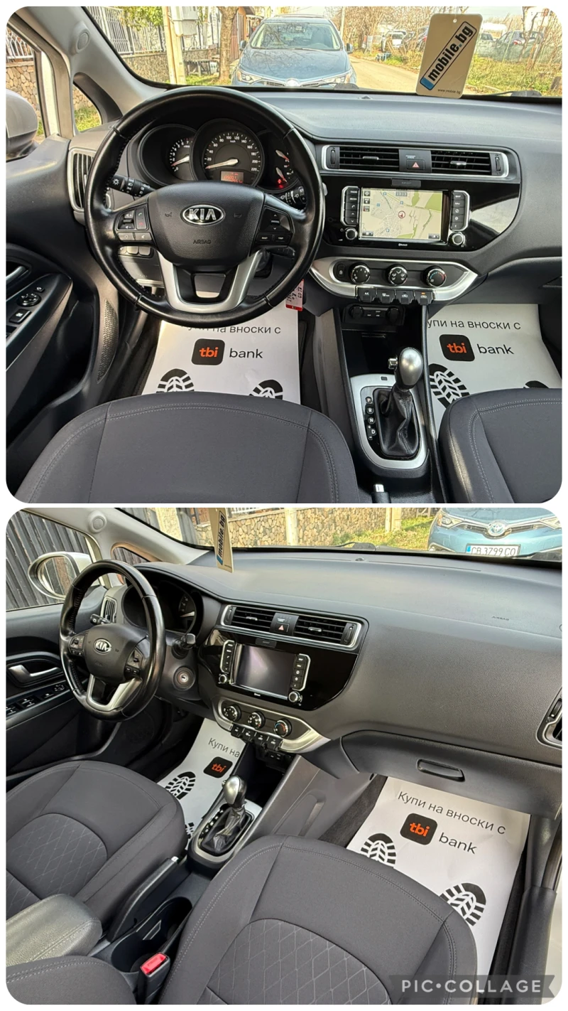 Kia Rio AVTOMAT NAVI KAMERA REALNI KM, снимка 11 - Автомобили и джипове - 52728378