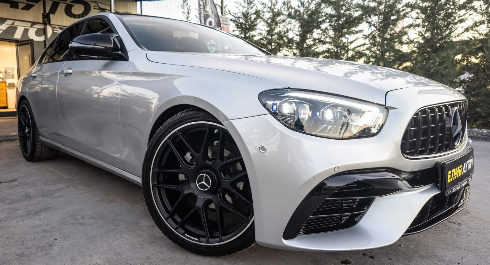 Mercedes-Benz E 220 D FULL AMG LINE BURMEISTER ЛИЗИНГ 100%, снимка 1