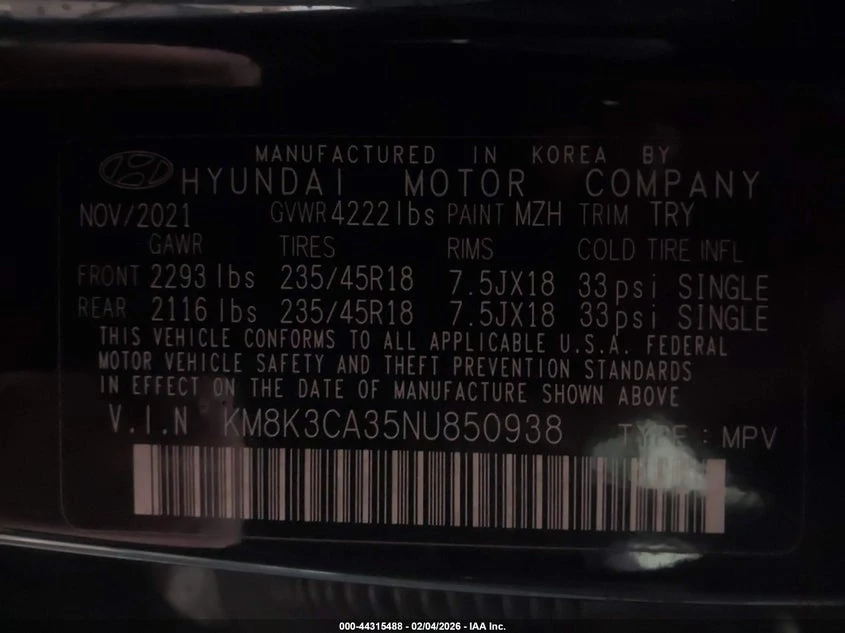 Hyundai Kona * N-Line* , снимка 9 - Автомобили и джипове - 53957121