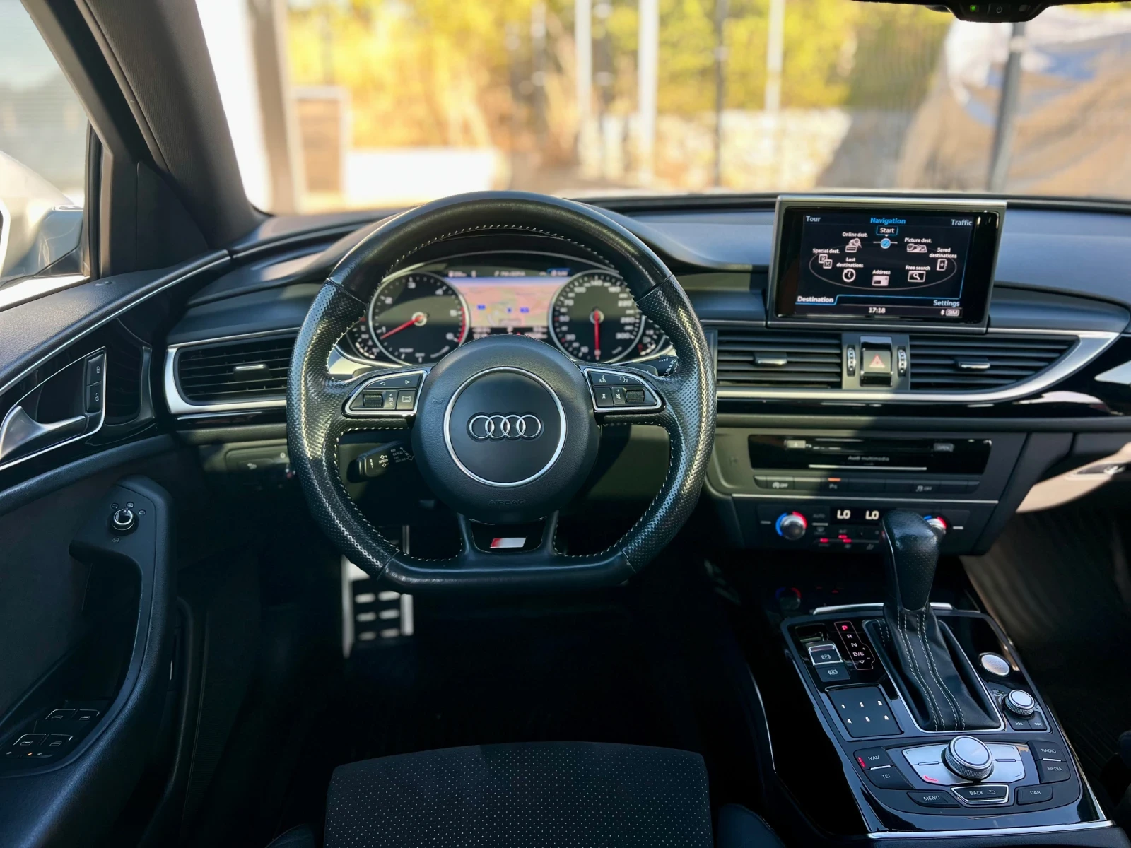 Audi A6 S-LINE / NARDO GREY / РЕАЛЕН ПРОБЕГ / ПАНОРАМА  - изображение 8