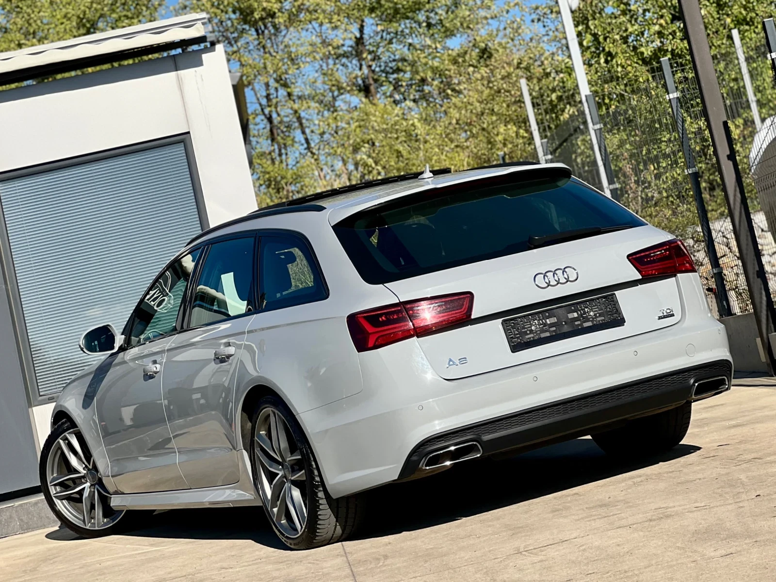 Audi A6 S-LINE / NARDO GREY / РЕАЛЕН ПРОБЕГ / ПАНОРАМА  - изображение 4