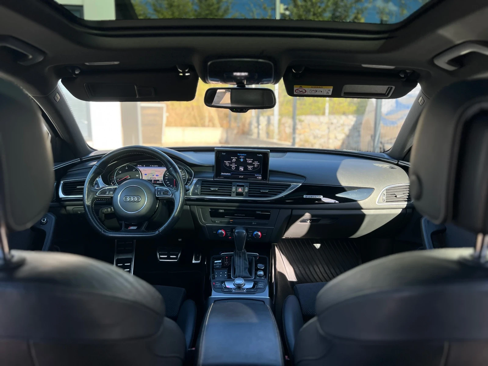 Audi A6 S-LINE / NARDO GREY / РЕАЛЕН ПРОБЕГ / ПАНОРАМА  - изображение 7