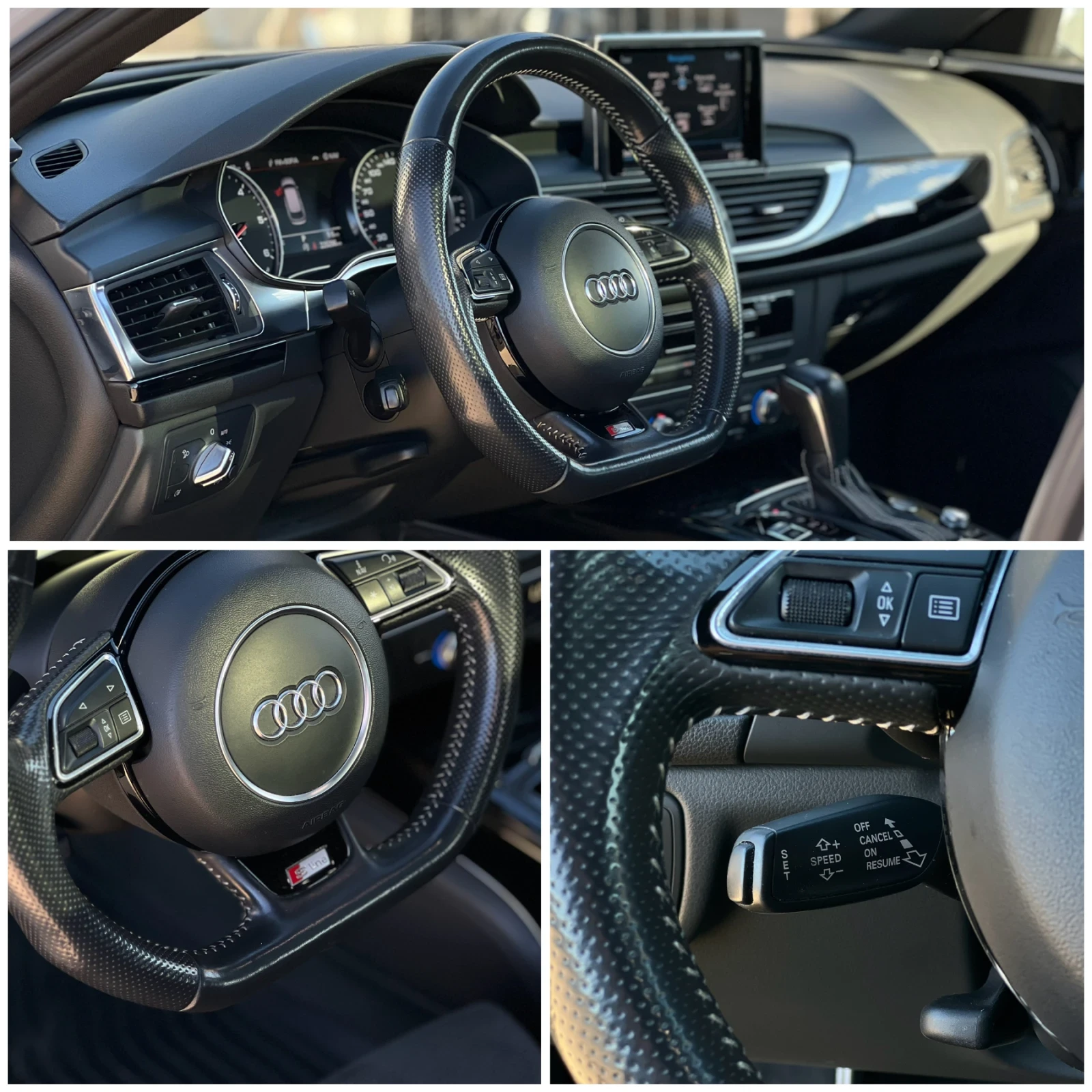 Audi A6 S-LINE / NARDO GREY / РЕАЛЕН ПРОБЕГ / ПАНОРАМА  - изображение 9
