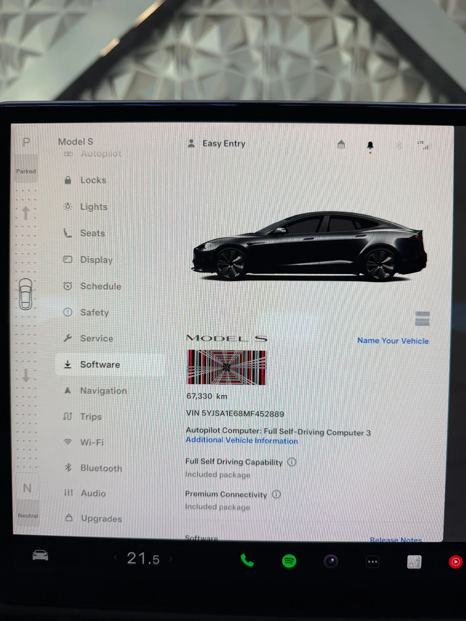Tesla Model S PLAID * КАРБОН * , снимка 8 - Автомобили и джипове - 54150964