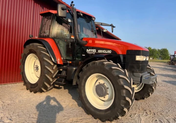 Трактор New Holland M115, снимка 5 - Селскостопанска техника - 56124435