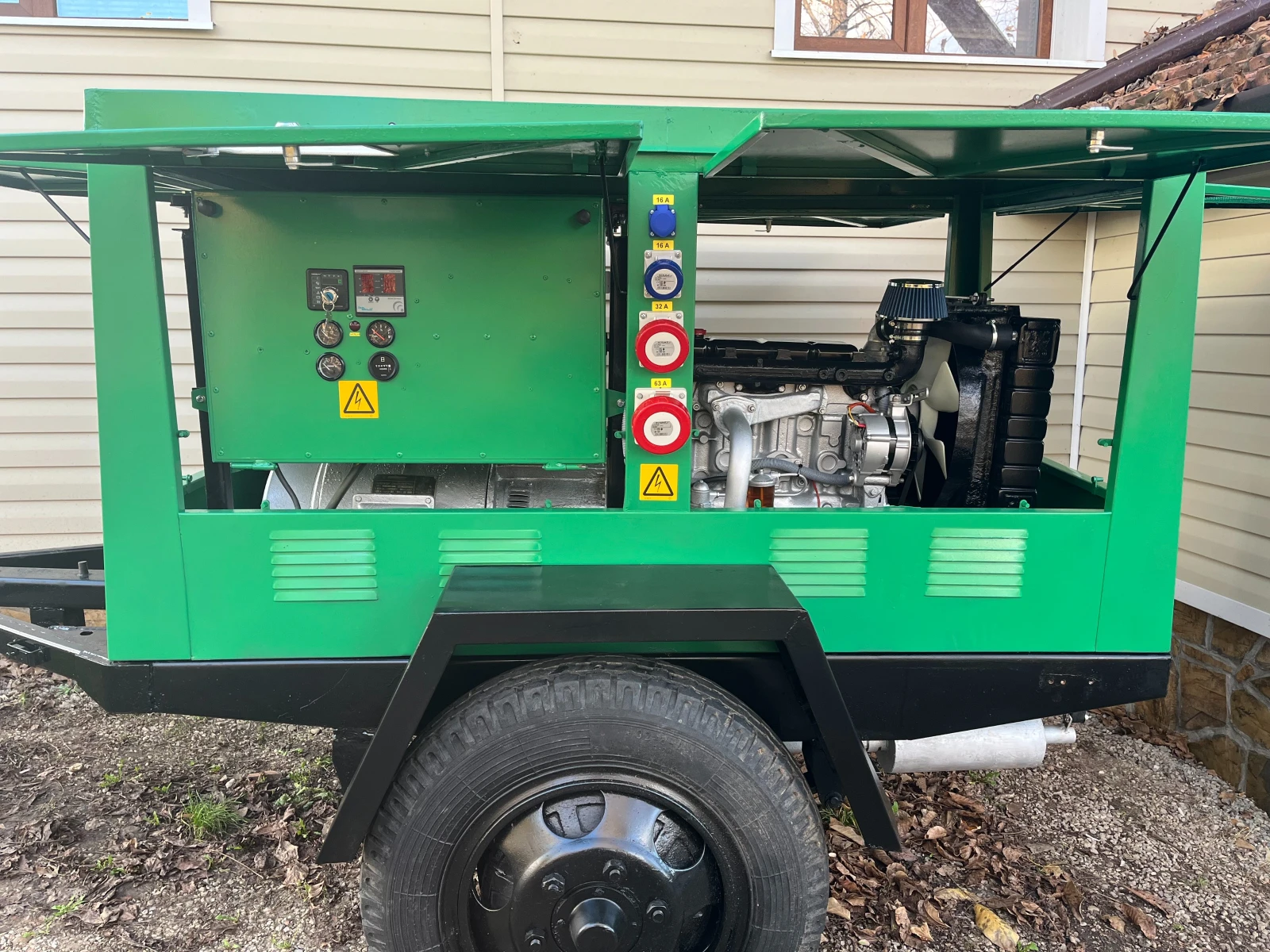 Допълнително оборудване Електроагрегат Дизелов генератор / агрегат за ток AD 30 Kw. - изображение 5