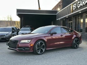 Audi S7 DISTRONIK* DIAMOND STITCH* B&O* DARK CHERRY TINT* , снимка 1