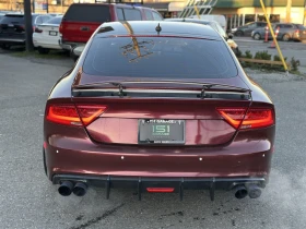 Audi S7 DISTRONIK* DIAMOND STITCH* B&O* DARK CHERRY TINT* , снимка 4
