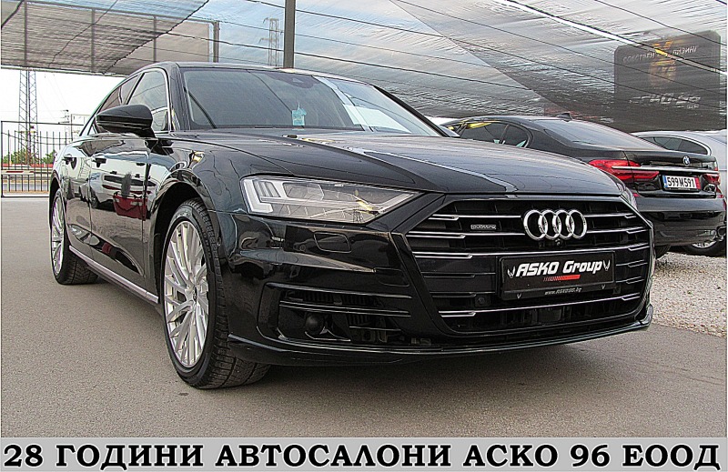 Audi A8 LONG/5.0TDI/2xTV/3DCAM/DSTR/ГЕРМАНИЯ /ЛИЗИНГ, снимка 3 - Автомобили и джипове - 46363779