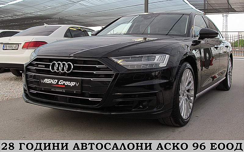 Audi A8 LONG/5.0TDI/2xTV/3DCAM/DSTR/ГЕРМАНИЯ /ЛИЗИНГ, снимка 1 - Автомобили и джипове - 46363779