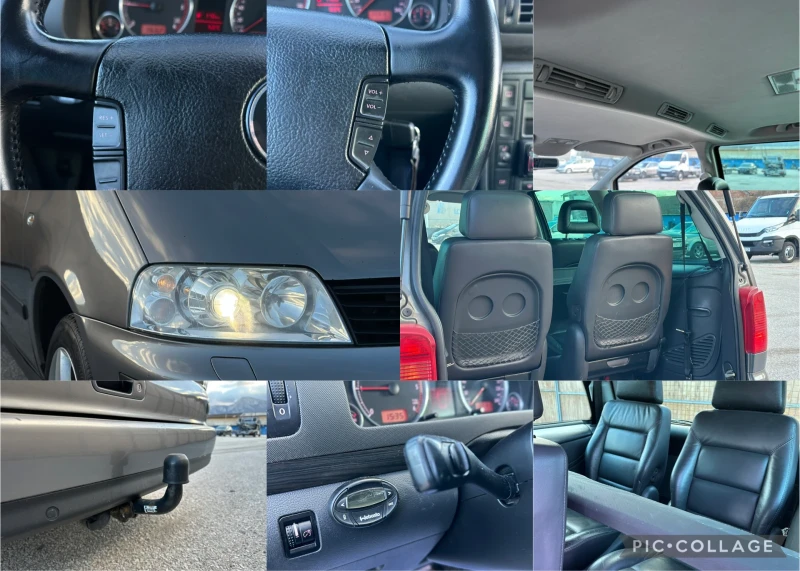 Seat Alhambra 1.9TDI* 131* Кожа* Подгрев* Ксенон* , снимка 15 - Автомобили и джипове - 52758344