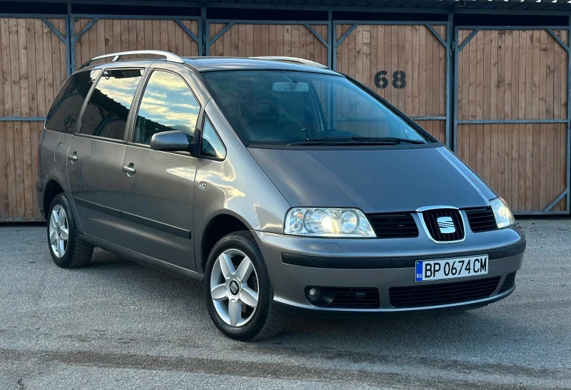 Seat Alhambra 1.9TDI* 131* Кожа* Подгрев* Ксенон* , снимка 2 - Автомобили и джипове - 52758344