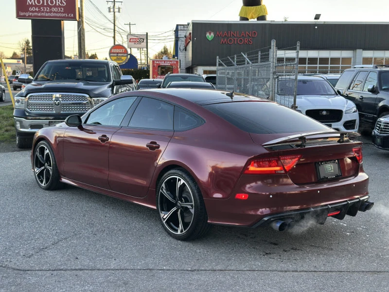 Audi S7 DISTRONIK* DIAMOND STITCH* B&O* DARK CHERRY TINT* , снимка 5 - Автомобили и джипове - 53475845