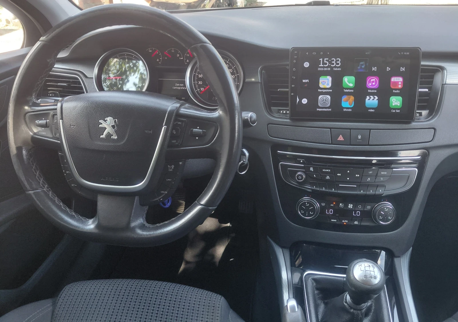 Peugeot 508 1.6 eHDI, ПАНОРАМА, КАТО  НОВА, снимка 12 - Автомобили и джипове - 55600298