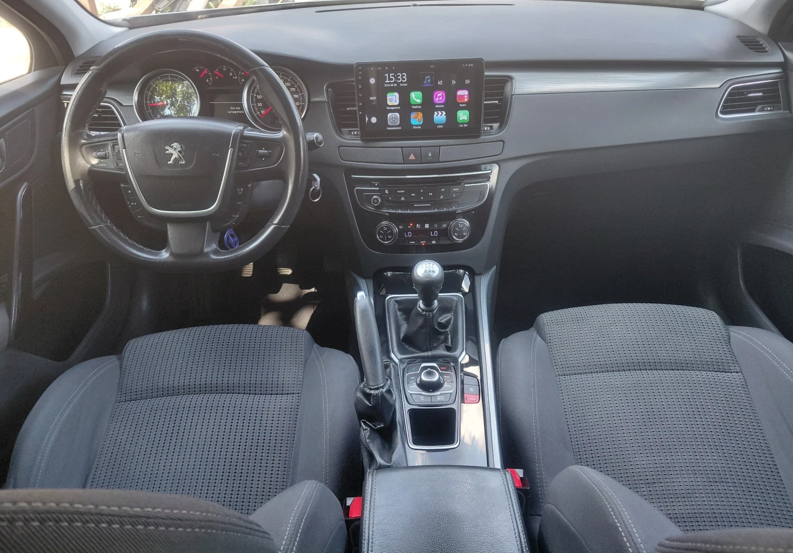 Peugeot 508 1.6 eHDI, ПАНОРАМА, КАТО  НОВА, снимка 11 - Автомобили и джипове - 55600298
