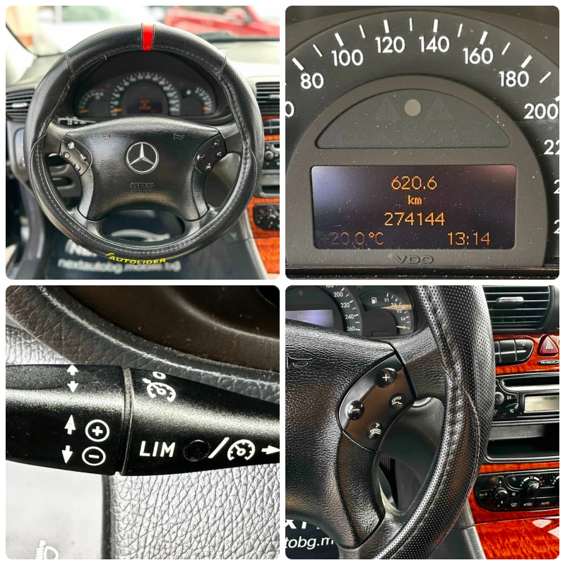 Mercedes-Benz C 180 1.8i 143HP KOMPRESSOR, снимка 14 - Автомобили и джипове - 51466246