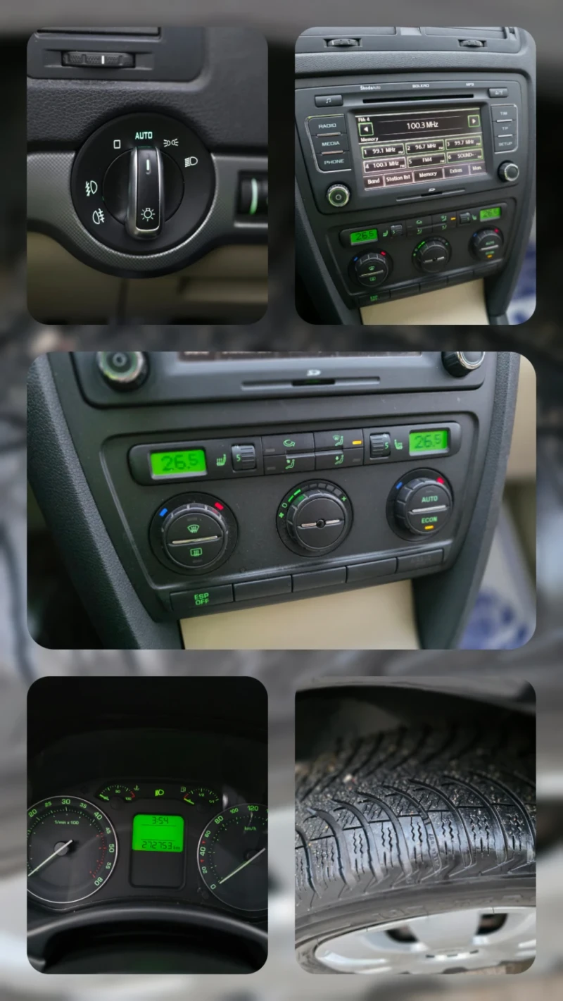 Skoda Octavia 1.9TDI 105hp Нави* Кожа, снимка 15 - Автомобили и джипове - 53193390