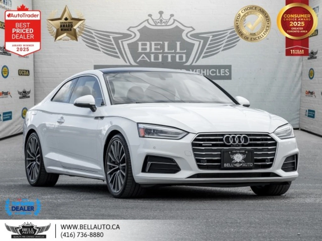 Audi A5 * Progressiv | QUATTRO | NAVI | B.CAM | SUNROOF | , снимка 1