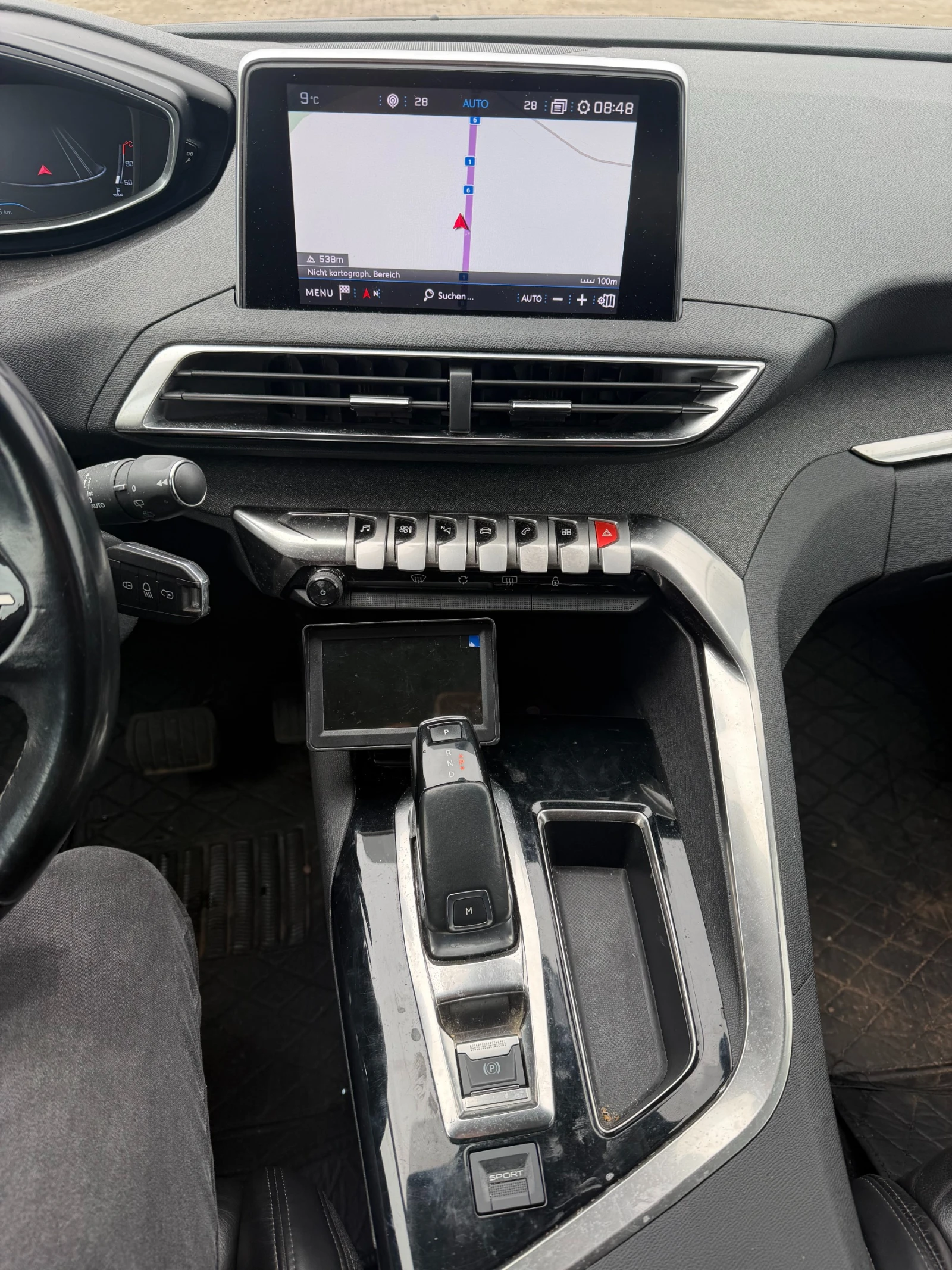 Peugeot 5008 1.6HDI AVTOMAT/NAVI/PANORAMA/KOJA 6+ 1 EURO 6, снимка 15 - Автомобили и джипове - 54068025