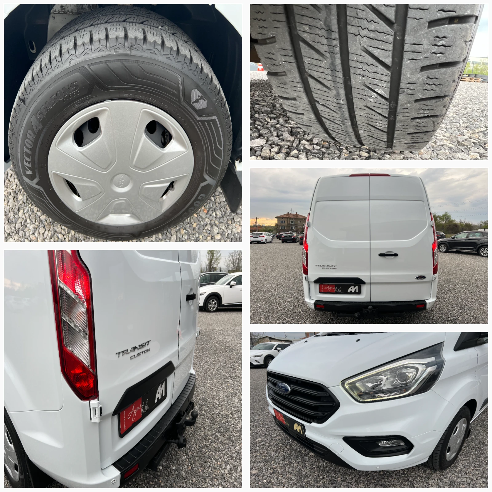Ford Transit Custom 2.0TDCi ВИСОКА БАЗA/3-МЕСТЕН/LED/PDC/Серв. история, снимка 16 - Бусове и автобуси - 56079709