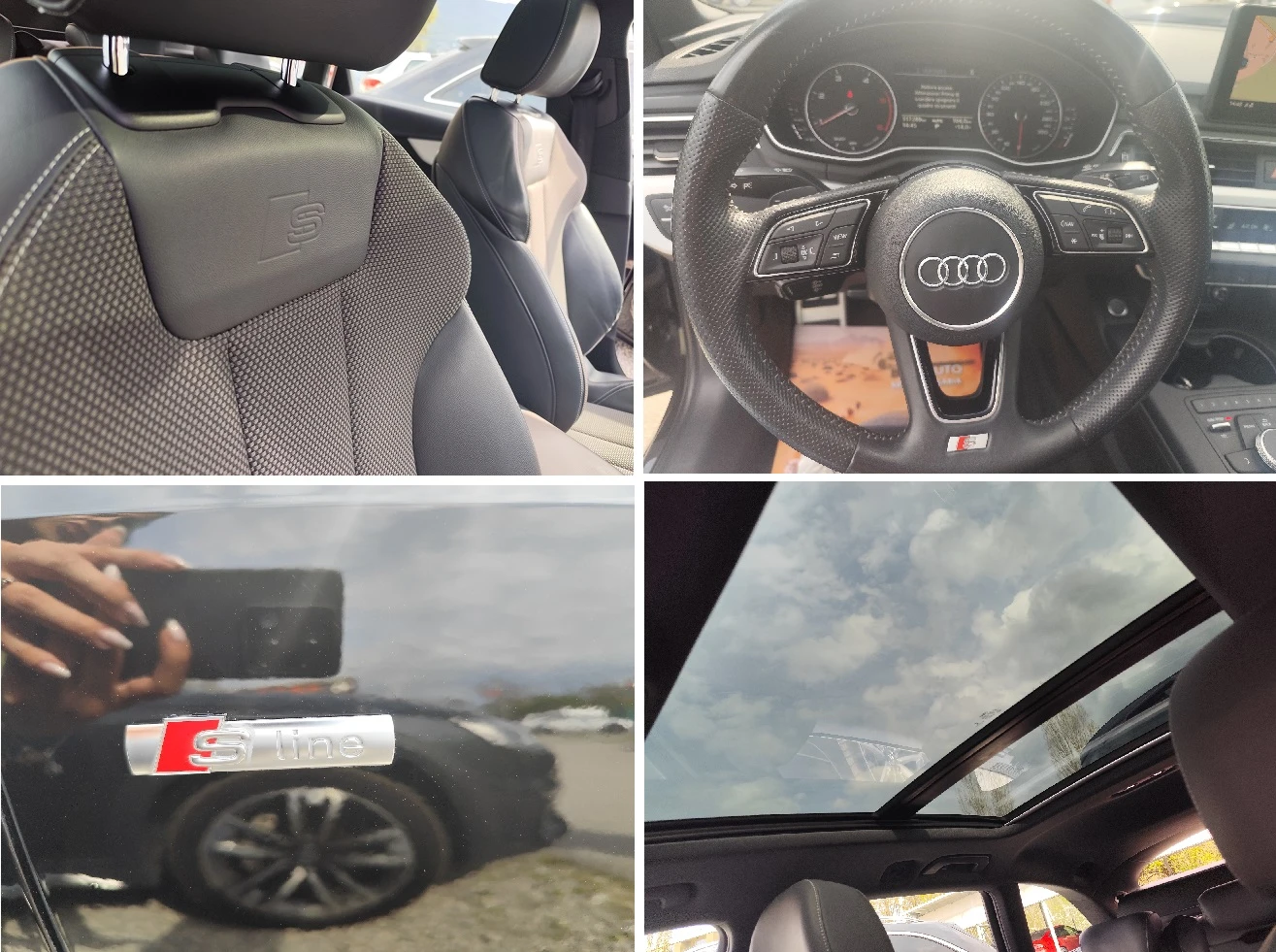 Audi A4 2.0TDi* АВТОМАТИК* PANORAMA* КОЖА* LED* MMI, снимка 9 - Автомобили и джипове - 54257472