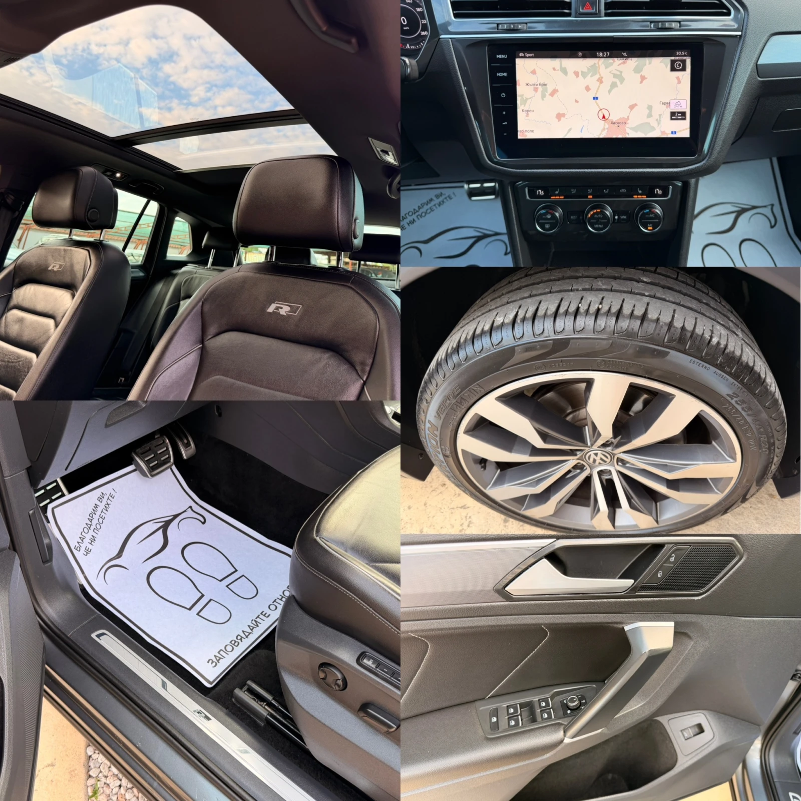 VW Tiguan 2.0TDI* R-LINE* 100%KM* 360KAMERA* FULL* ЛИЗИНГ, снимка 9 - Автомобили и джипове - 55152684