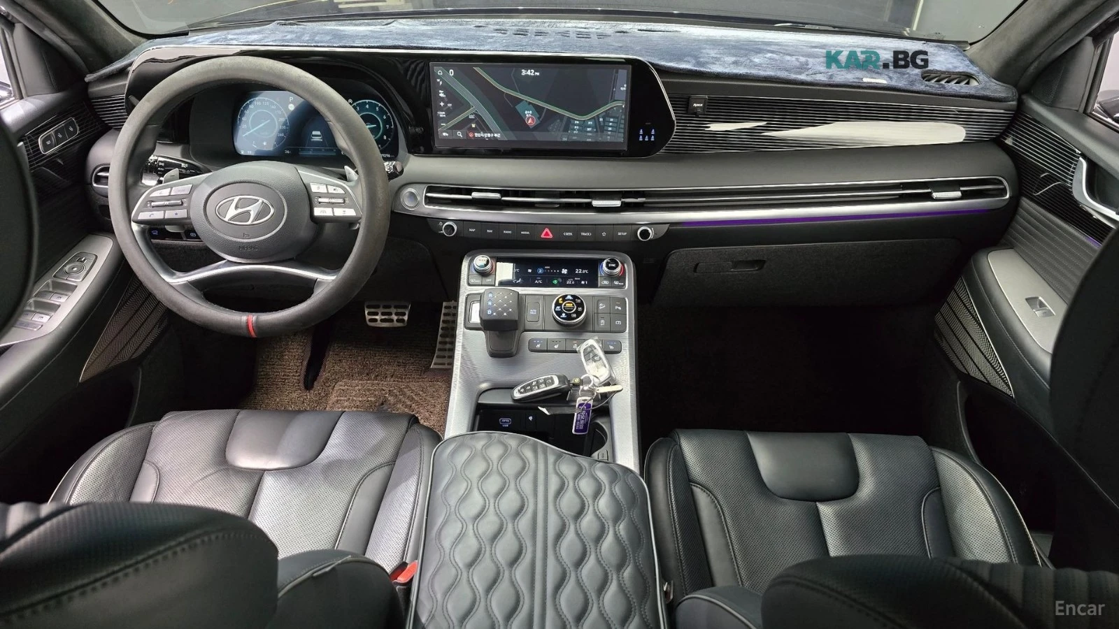 Hyundai Palisade 4WD* CALLIGRAPHY* DISTRONIC* 360* МАСАЖИ* ОБДУХ* , снимка 5 - Автомобили и джипове - 55735441