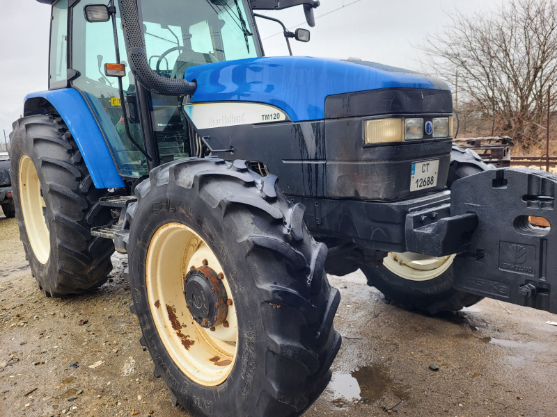 Трактор New Holland TM120, снимка 5 - Селскостопанска техника - 41444556