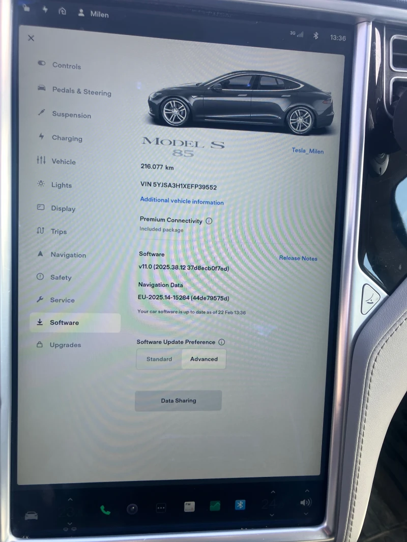 Tesla Model S 85 Безплатно зареждане, снимка 12 - Автомобили и джипове - 53581326