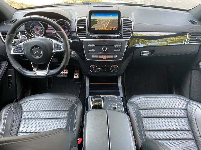 Mercedes-Benz GLE 63 AMG COUPE/V8/557HP/AIRMATIC/NIGHT-PACK/MEMO/KLESS/601f, снимка 10 - Автомобили и джипове - 51402693