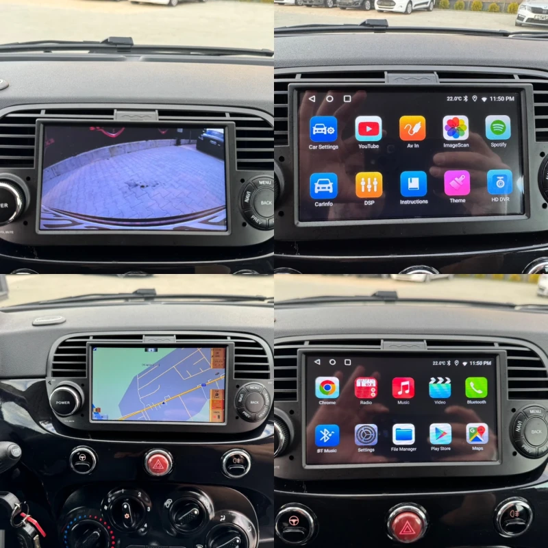 Fiat 500 CAMERA NAVI FULL, снимка 15 - Автомобили и джипове - 49521115