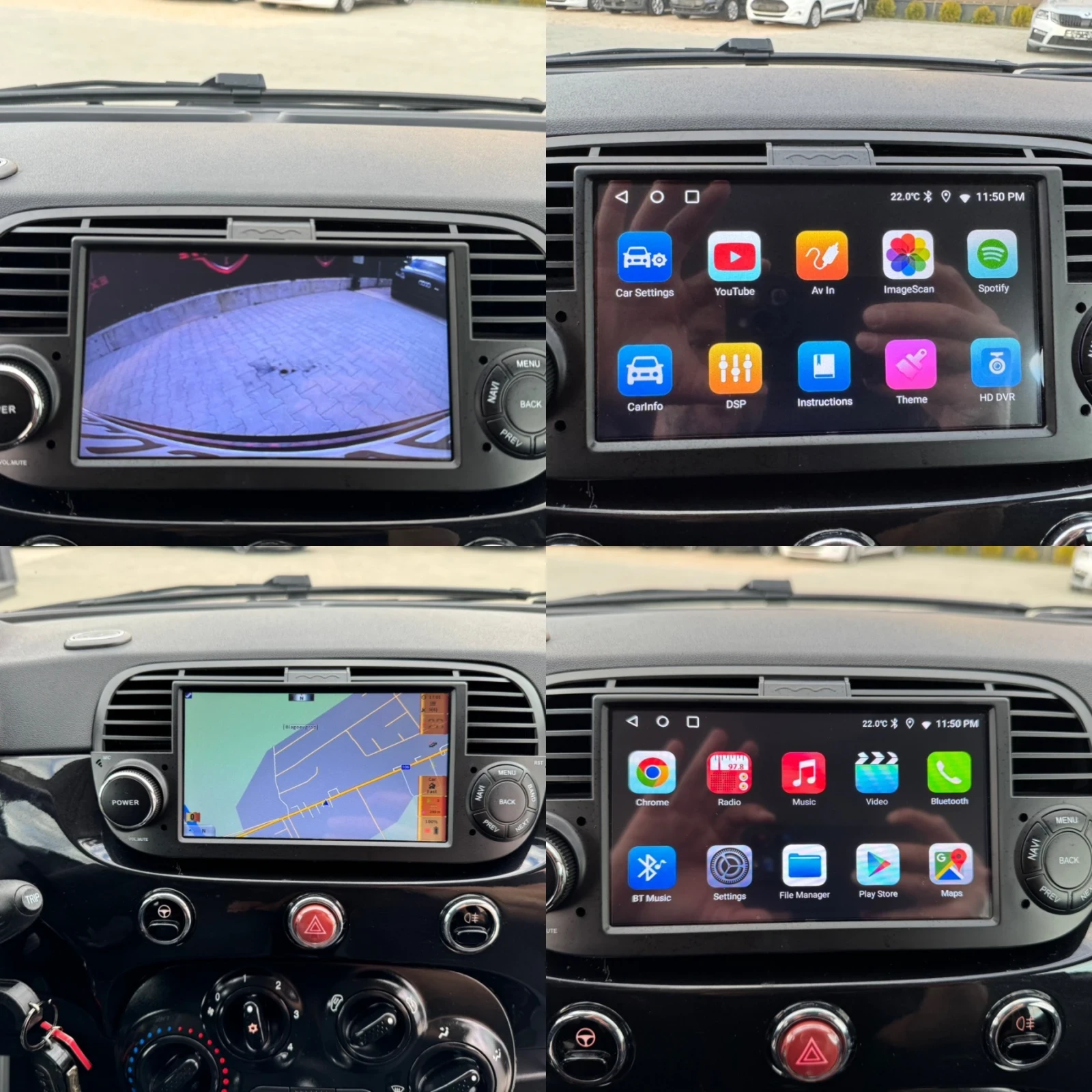 Fiat 500 CAMERA NAVI FULL | Mobile.bg   15