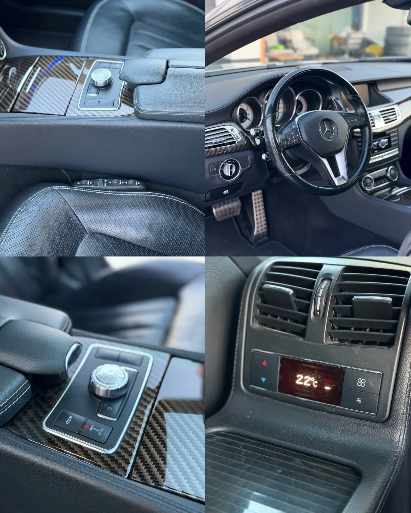 Mercedes-Benz CLS 350 AMG Пакет | Реални км | Пълен Карбон | Дистроник |, снимка 14 - Автомобили и джипове - 53887106