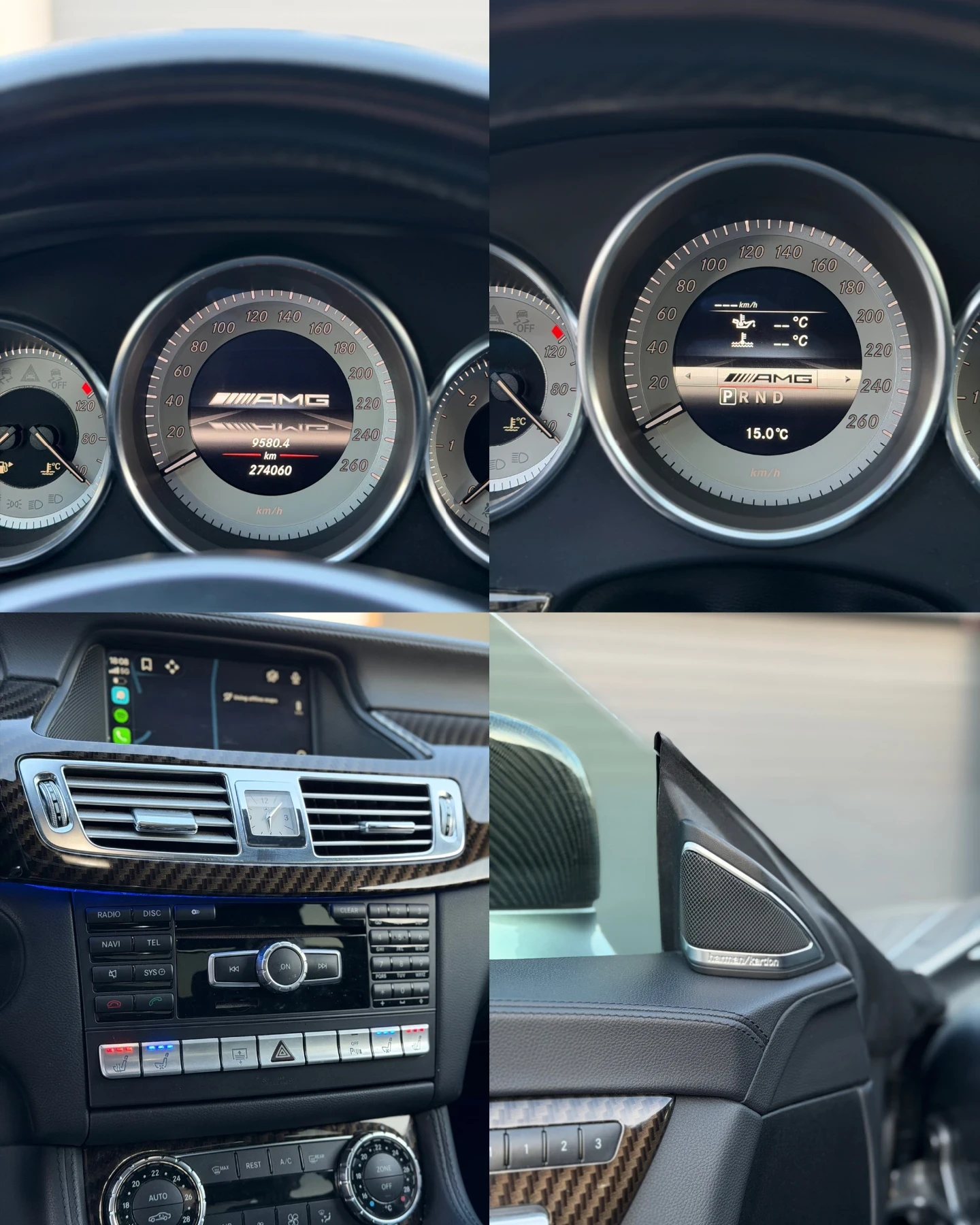 Mercedes-Benz CLS 350 AMG Пакет | Реални км | Пълен Карбон | Дистроник |, снимка 13 - Автомобили и джипове - 53887106