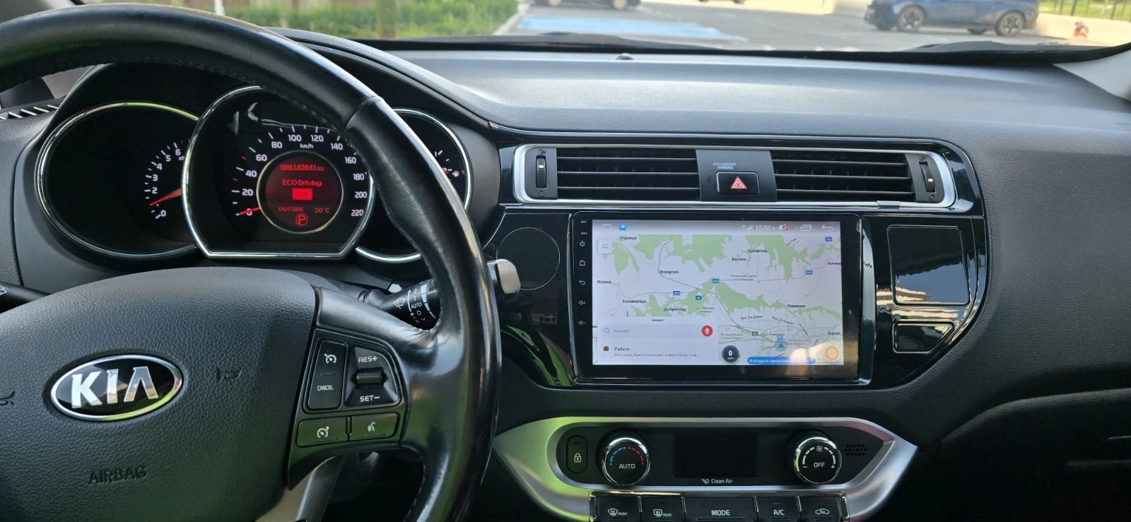 Kia Rio АВТОМАТ-LPG, снимка 8 - Автомобили и джипове - 54530024