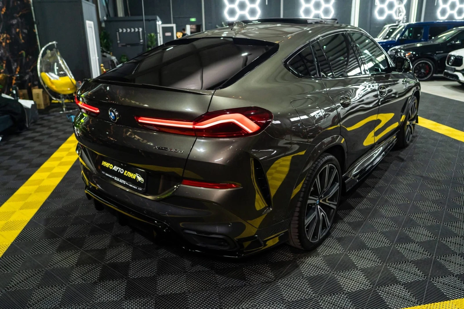 BMW X6 3.0D XDRIVE M PACK LED ПАНО H&K ЛИЗИНГ 100%, снимка 9 - Автомобили и джипове - 55647283