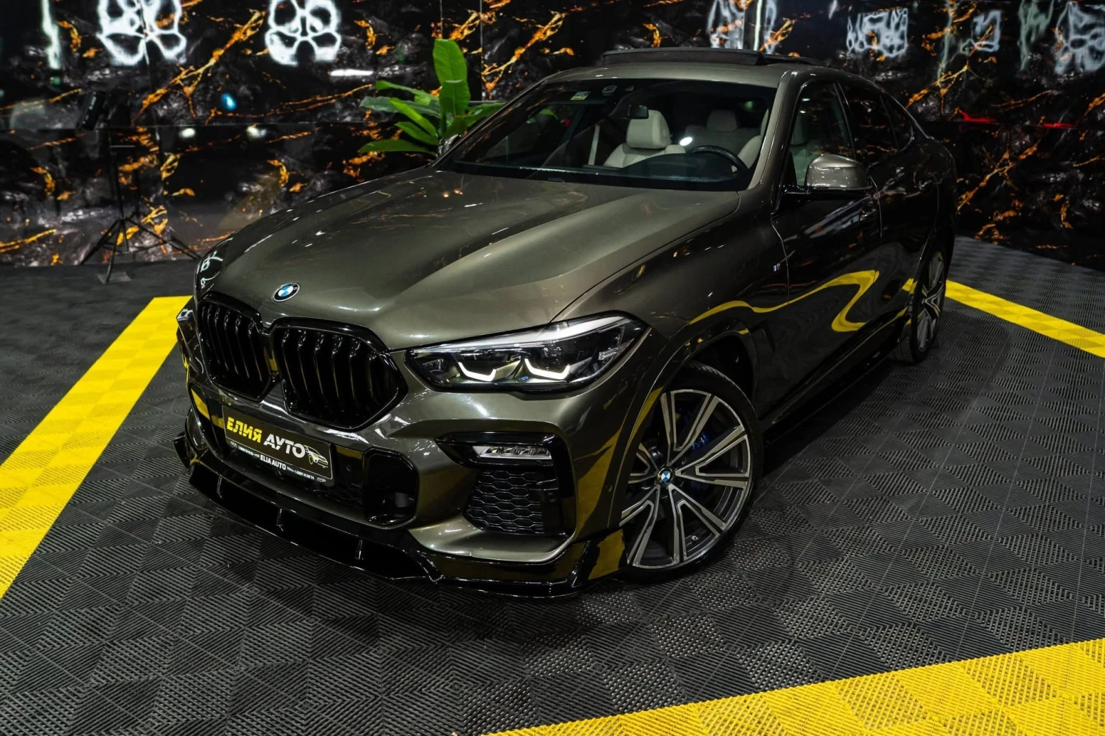 BMW X6 3.0D XDRIVE M PACK LED ПАНО H&K ЛИЗИНГ 100%, снимка 4 - Автомобили и джипове - 55647283
