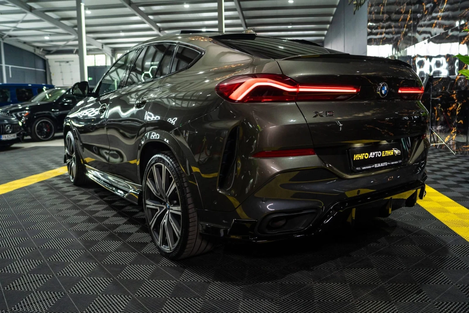 BMW X6 3.0D XDRIVE M PACK LED ПАНО H&K ЛИЗИНГ 100%, снимка 5 - Автомобили и джипове - 55647283