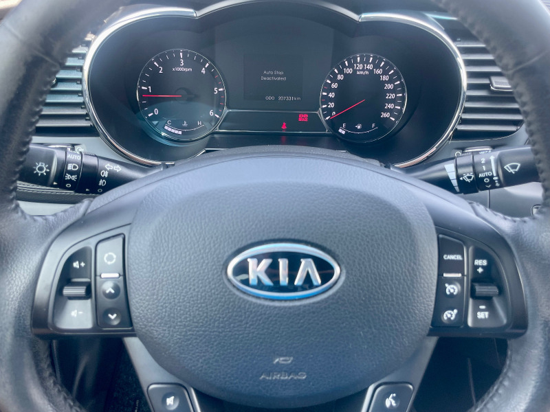 Kia Optima 1.7CRDI 16V+ кожа+ подгрев+ обдухване+ парк асист, снимка 13 - Автомобили и джипове - 41526403