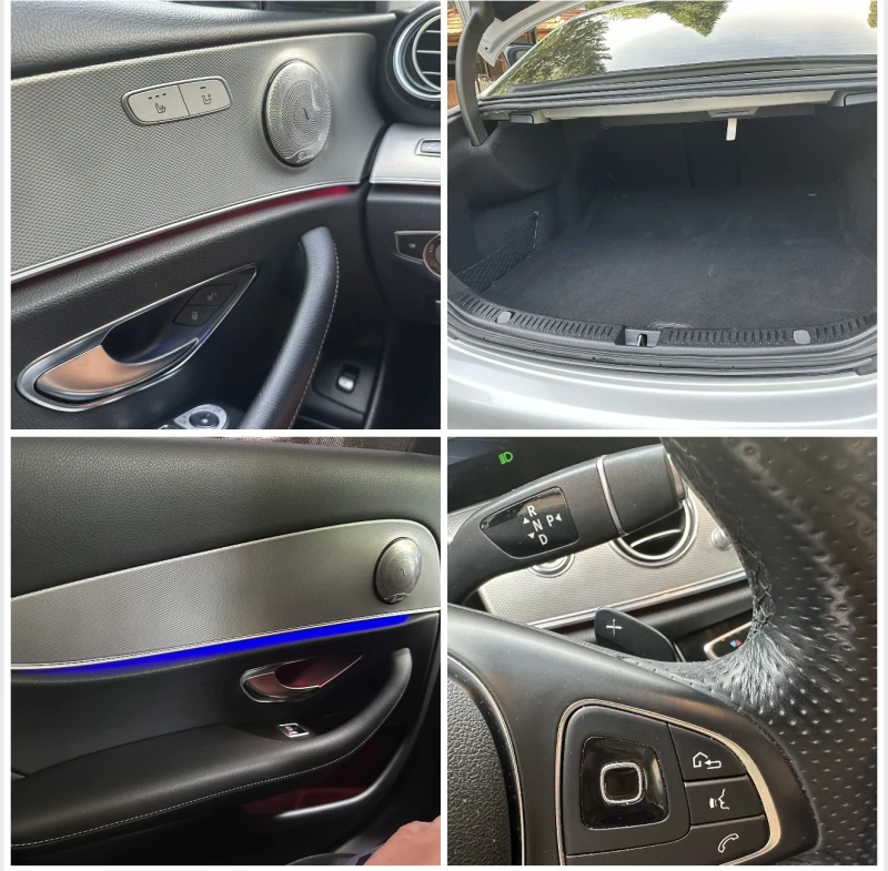 Mercedes-Benz E 350 4matic AMG Реални км/Обслужена, снимка 16 - Автомобили и джипове - 52618012