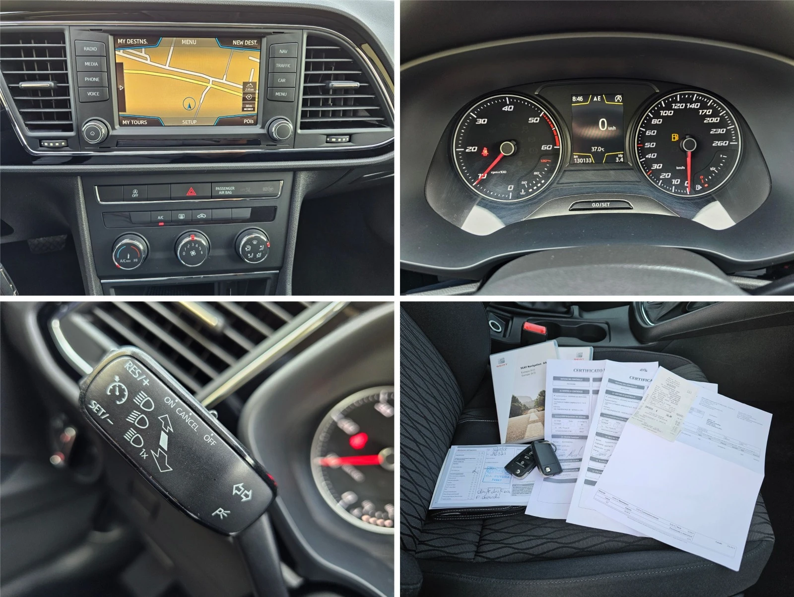 Seat Leon 1.6 TDI NAVI DSG 130000km | Mobile.bg   14