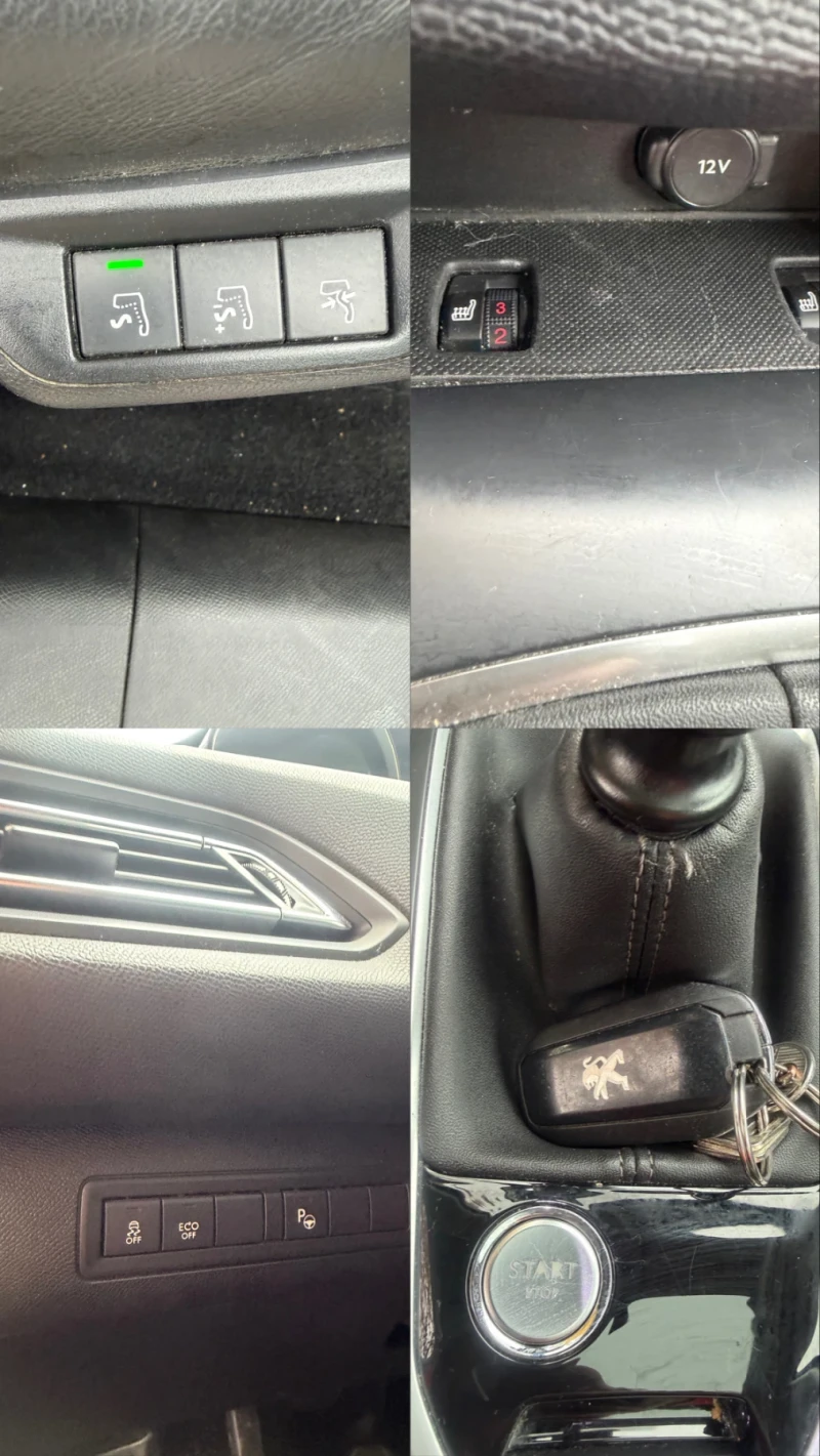 Peugeot 308 1.6HDI/KOJA/PODGREV/KAMERA/FULL/, снимка 14 - Автомобили и джипове - 52657173