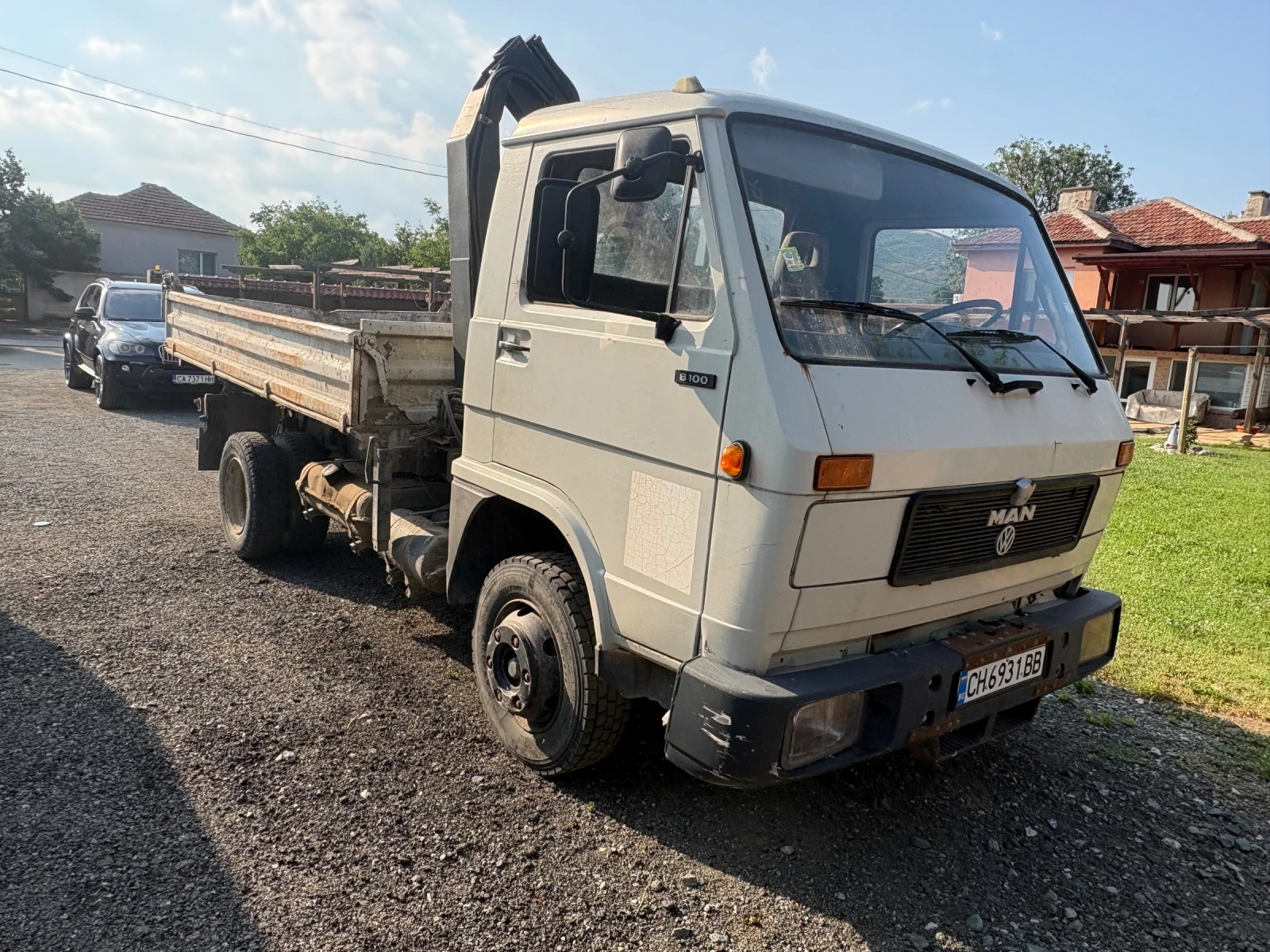 Man 8.100 Самосвал с кран, снимка 5 - Камиони - 56039060