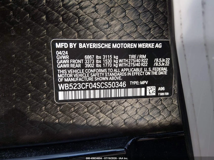 BMW iX xDrive50, снимка 9 - Автомобили и джипове - 56424718